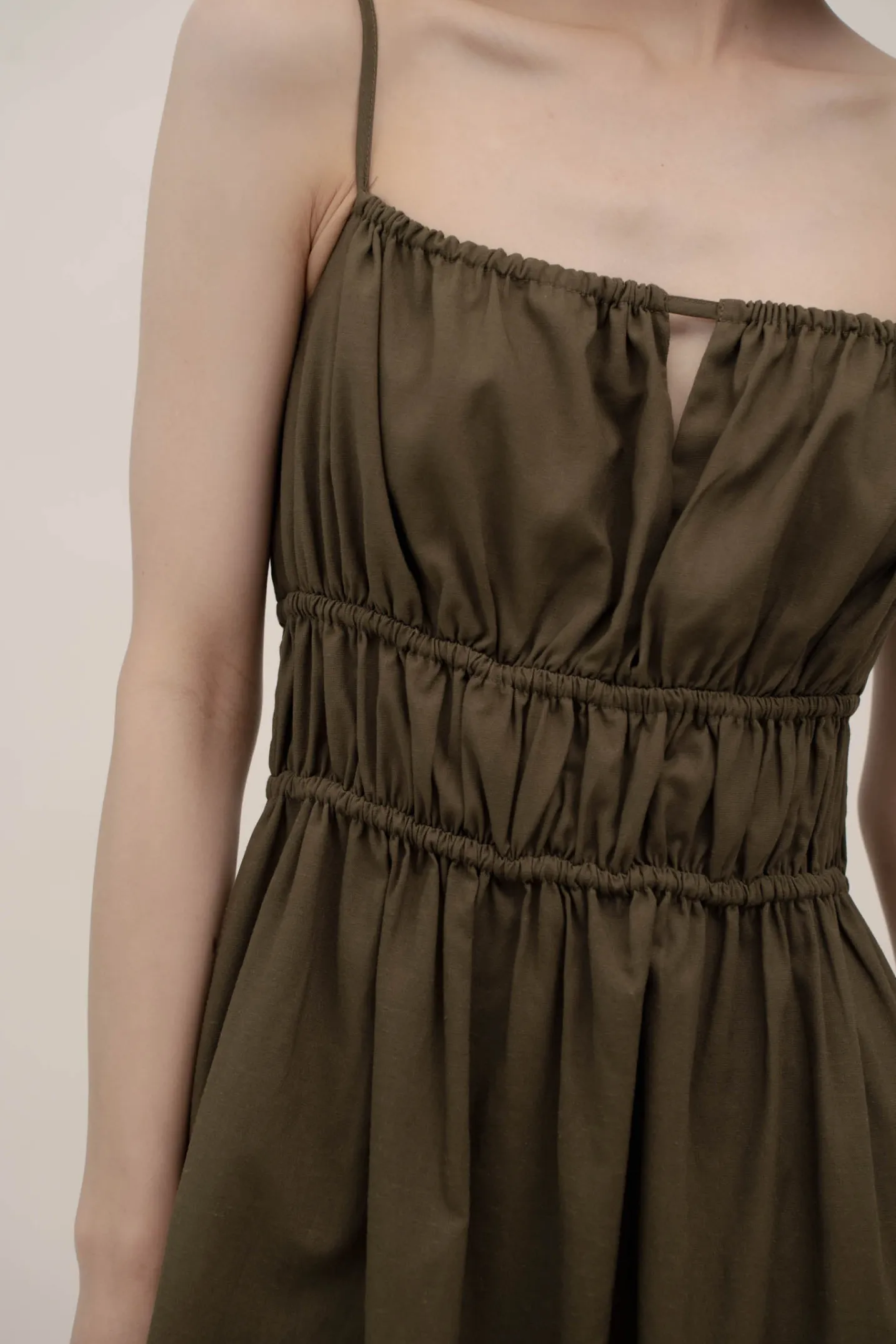 AUDREY Dress - Olive