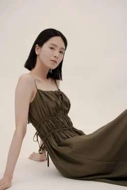 AUDREY Dress - Olive