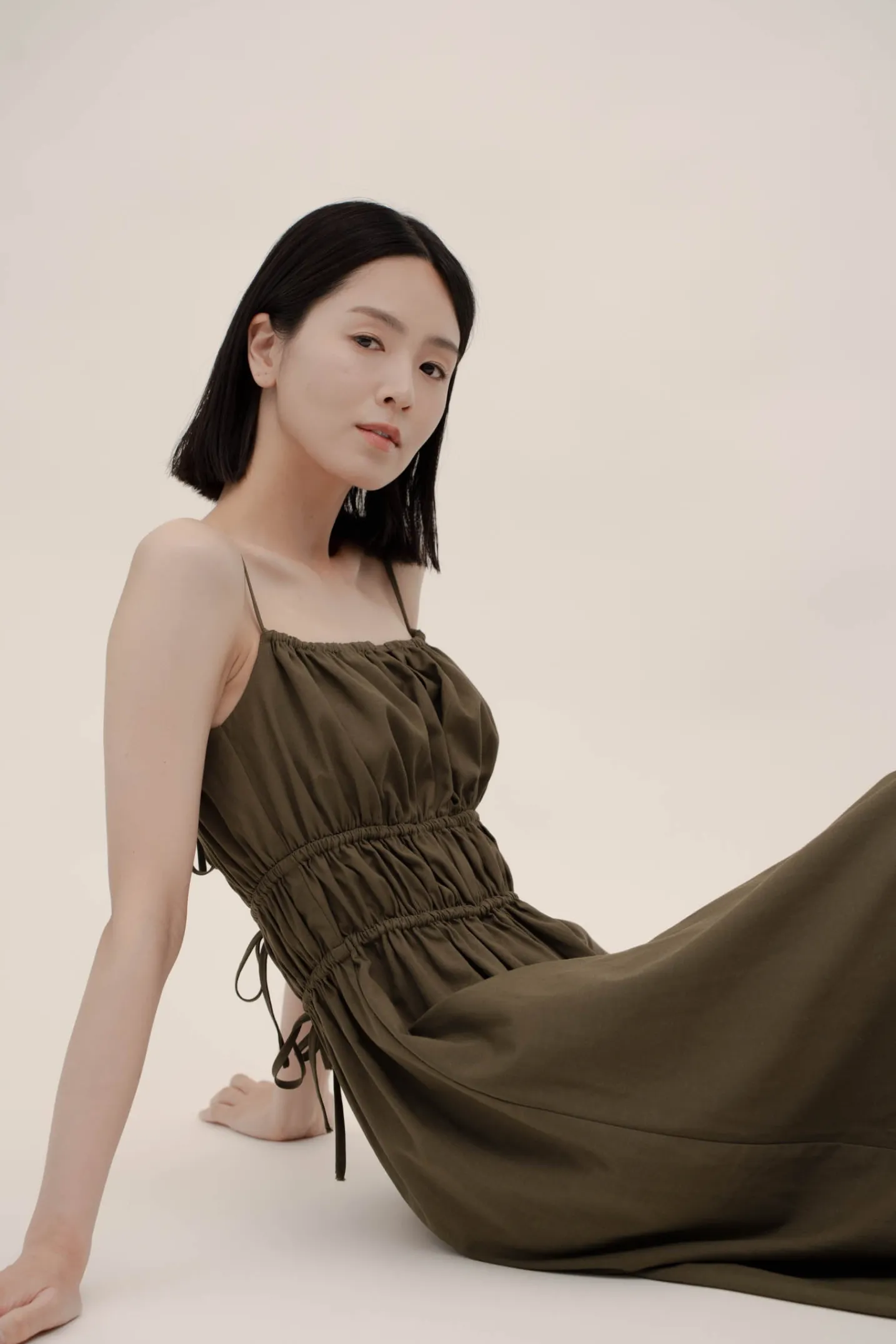 AUDREY Dress - Olive