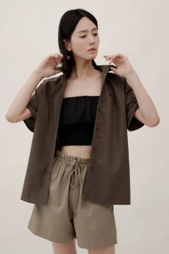 ELISE Shirt - Dark Olive
