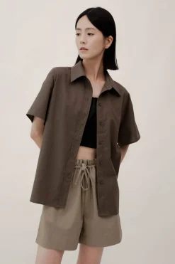 ELISE Shirt - Dark Olive