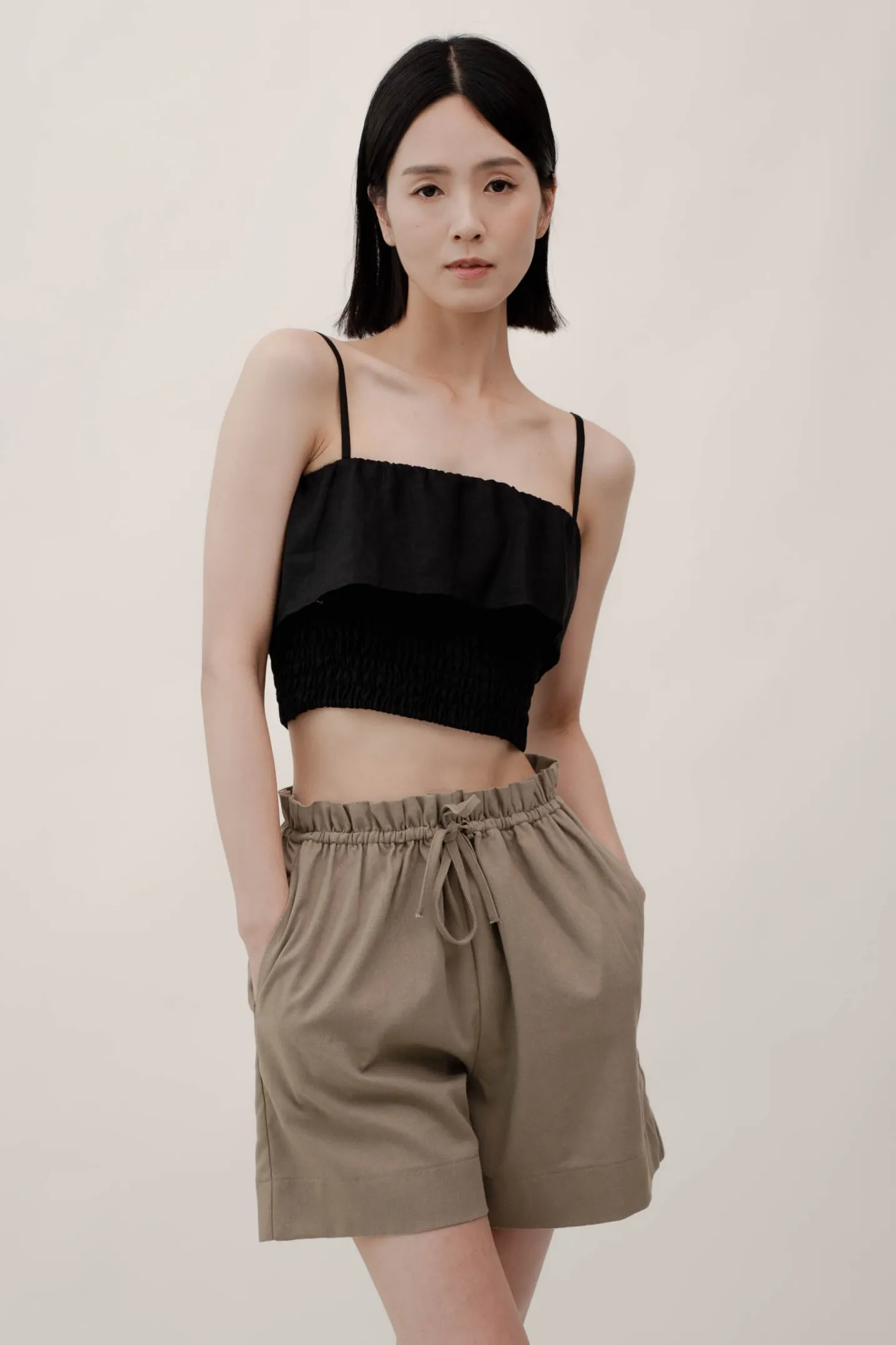 ELISE Shorts - Dark Olive