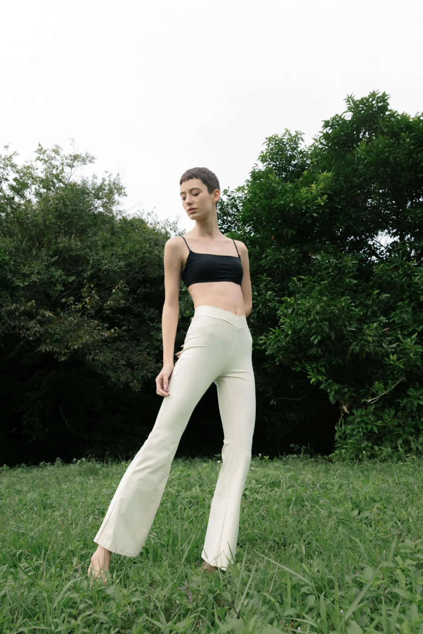 FRAME Flare Pants - Cream