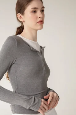 LUCIE Top - Grey