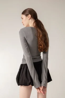 LUCIE Top - Grey