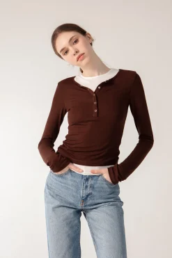 LUCIE Top - Mocha