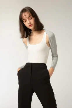 LUV Cardigan - Grey (Cropped)