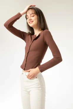 LUV Cardigan - Mocha