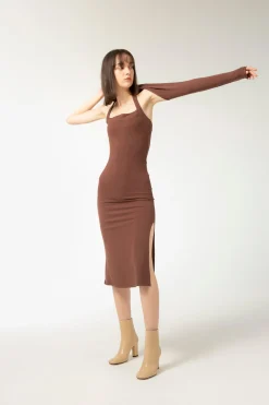 LUV Cardigan - Mocha (Cropped)