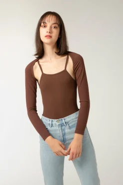 LUV Cardigan - Mocha (Cropped)