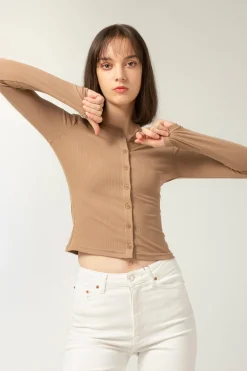 LUV Cardigan - Oatmeal