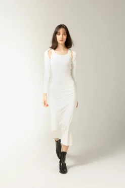 LUV Cardigan - White (Cropped)