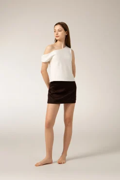 PAIGE Mini Skirt - Brown