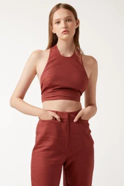 REINA Pants - Maroon