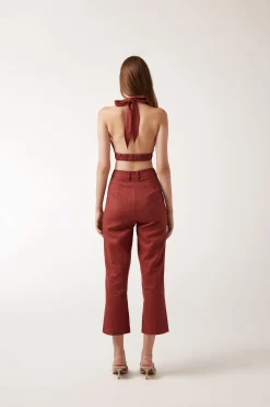 REINA Pants - Maroon