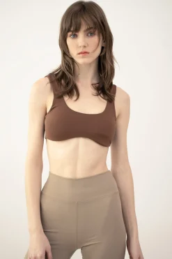 WAVE Bra Top - Mocha