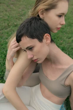 WAVE Bra Top - Taupe